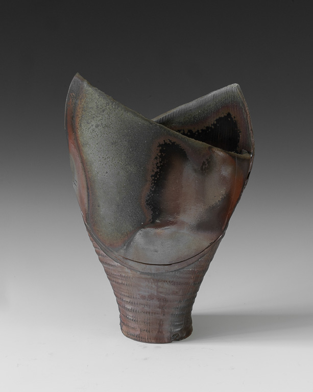 #12 Shield Vase I (side B)h 14.75"  w 10.25"  d 5.5"