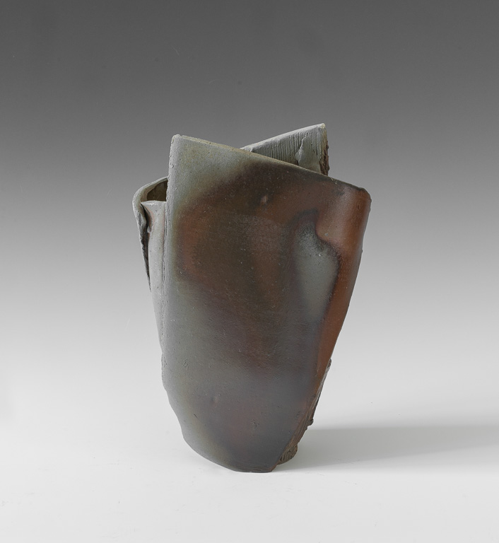 #14 Shield Vase III (side A)h 11"  w 8"  d 4"